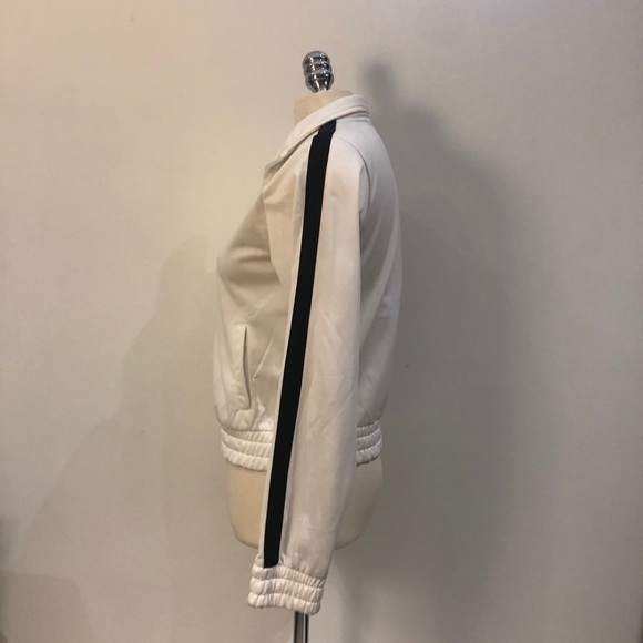 White Zip Up Jacket - Picture 2 of 4